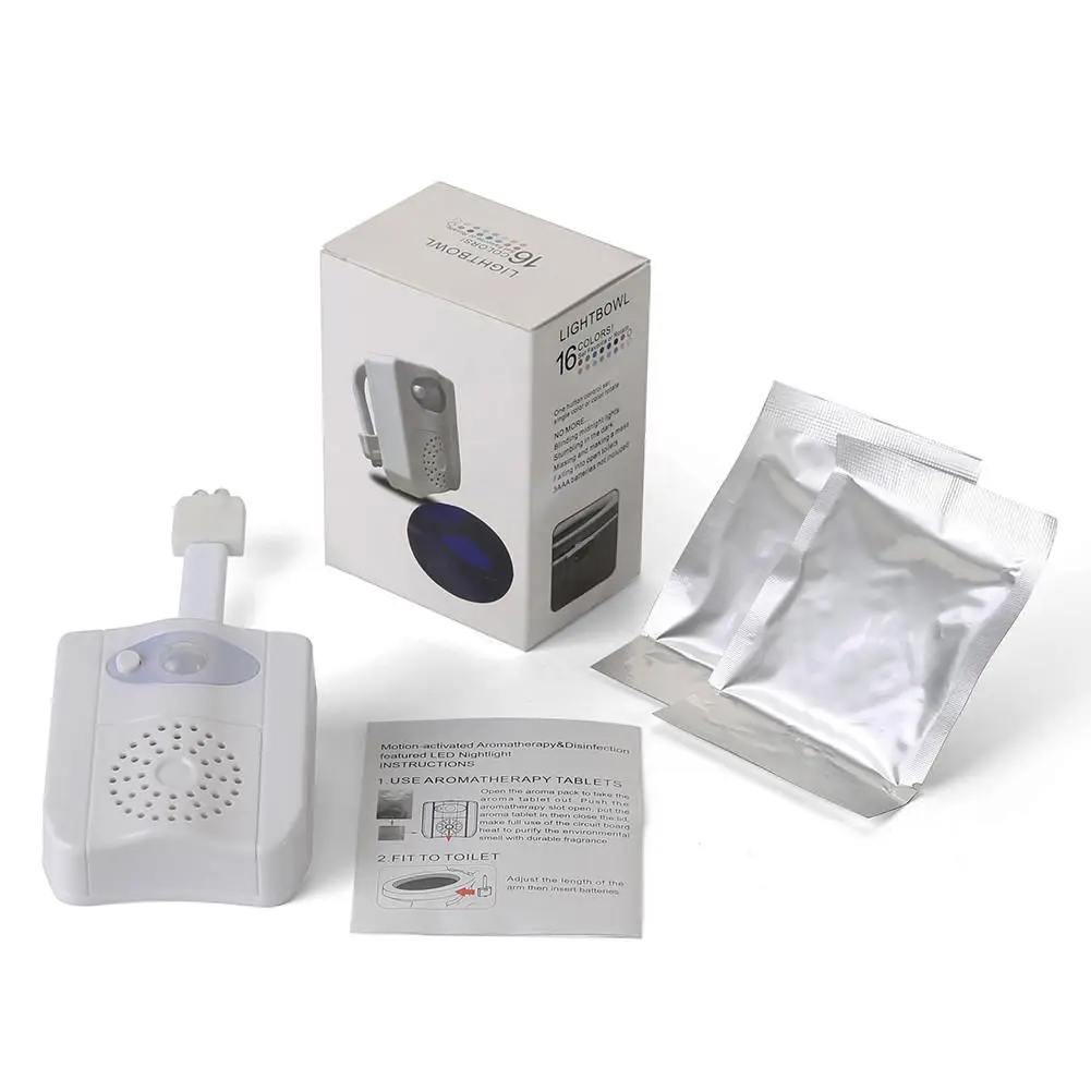 Умный Ночной светильник сенсорная Туалетная лампа 16 цветов подсветка
