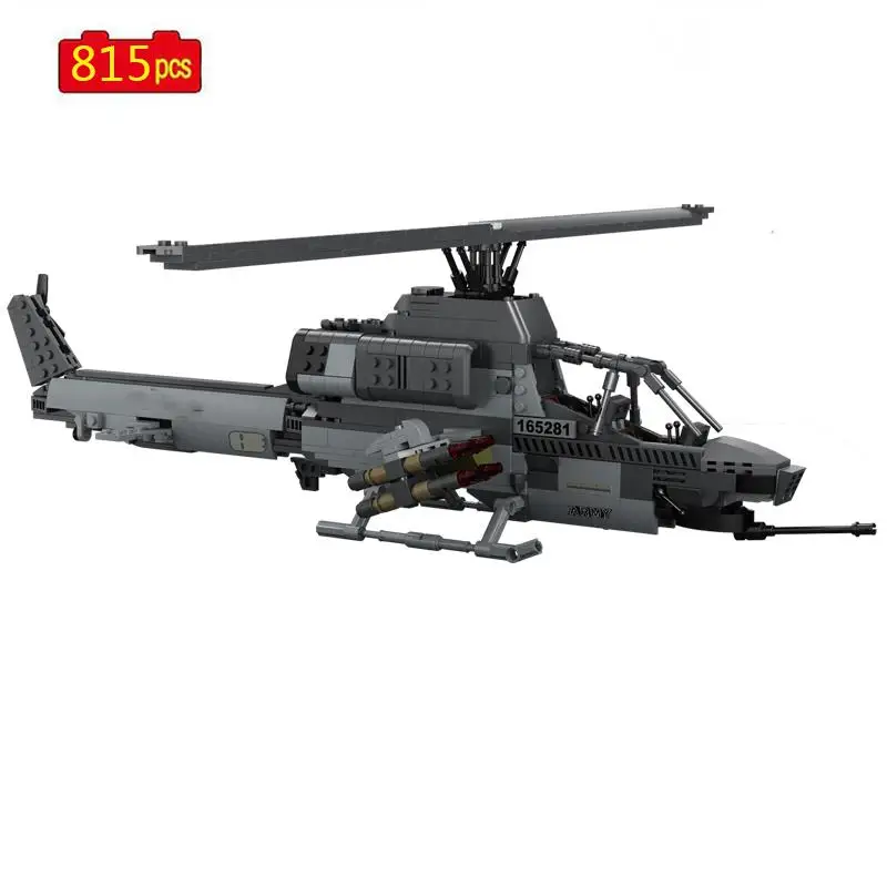 Военная серия WW2 AH 1 анти танк самолет солдат экшн фигурки DIY модель строительные