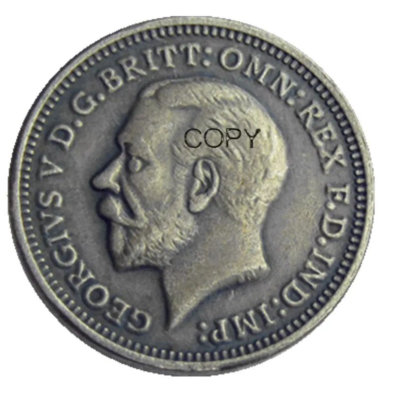 

Great Britain UK 1927 Three Pence Silver Plated COPY Coin
