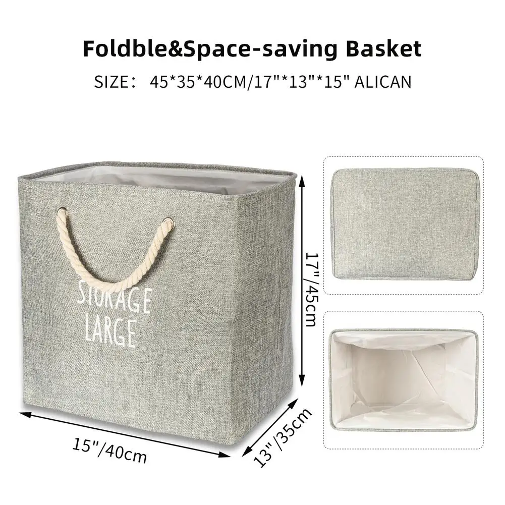 Корзина для белья льняная корзина в скандинавском стиле хранения грязной одежды