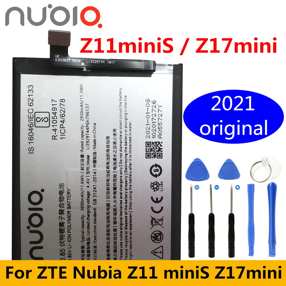 

Nubia New Original Li3929T44P6h796137 Battery For ZTE Nubia Z11 miniS NX549J Z17mini Z17 mini NX569H NX569J NX529J Batteries