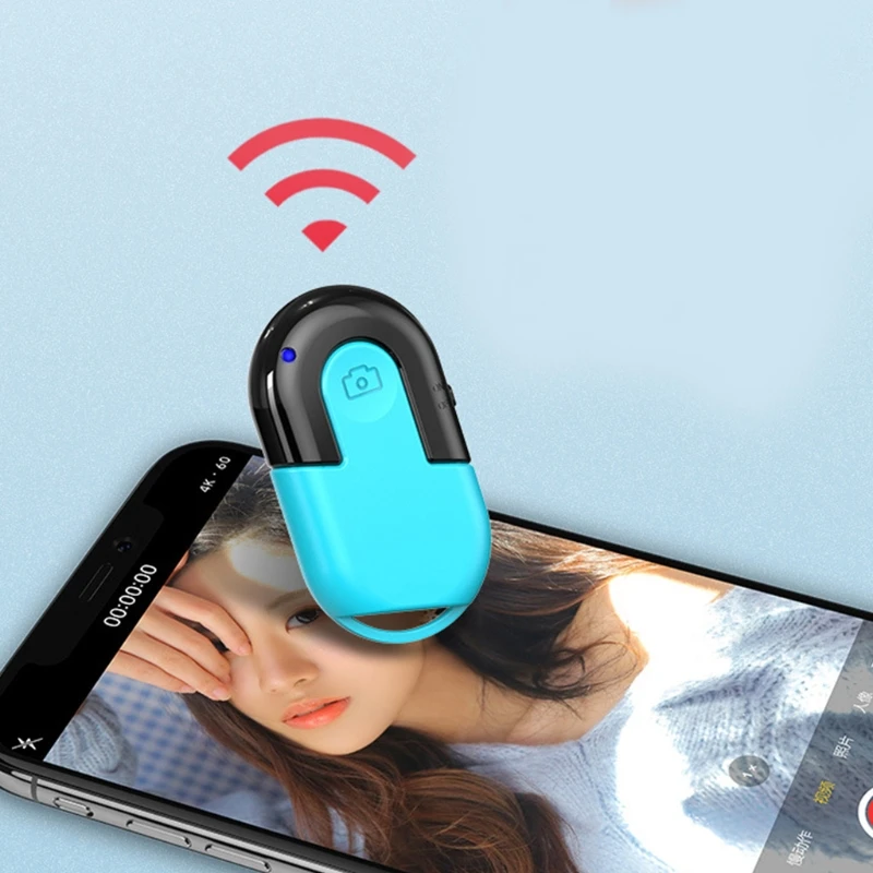 

Mini Portable Fresh Color Unique Appearance 2 Pcs Q03 Selfie Bluetooth Control 10m Support Most Phone Beauty Camera