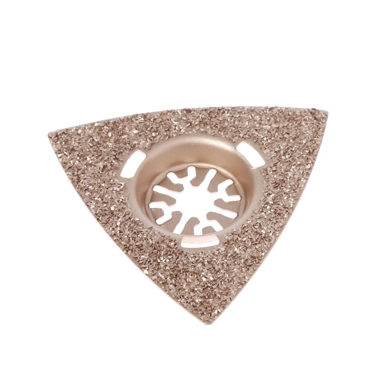 

80mm Triangular Carbide Rasp Oscillating Tool Saw Blades For Fein Bosch NEW K1KA