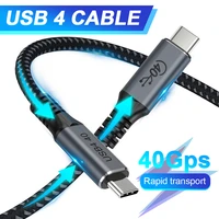 usb 4 thunderbolt 3 cable 100w 5a20v 3 1 fast pd cable e mark 40gbps 5k60hz for macbook pro usb type c charger data cable