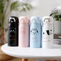 creativity 500ml350ml water bottle vacuum insulated tumbler flask stainless steel leakproof coffee mug for travel sports