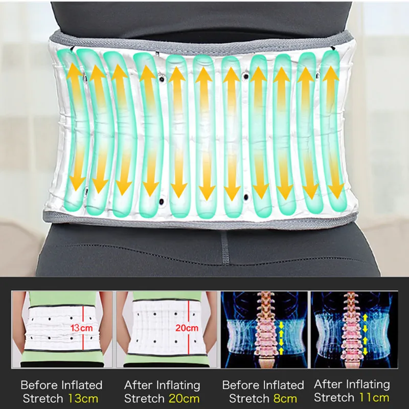 

Lumbar Traction Device Household Automatic Inflatable Stretch Belt Medical Traction Fixation Lumbar Support