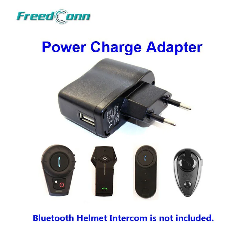 Power Charger Adapter Accessories Suit for T-COM FreedConn Colo Kie Bluetooth Helmet Intercom Free