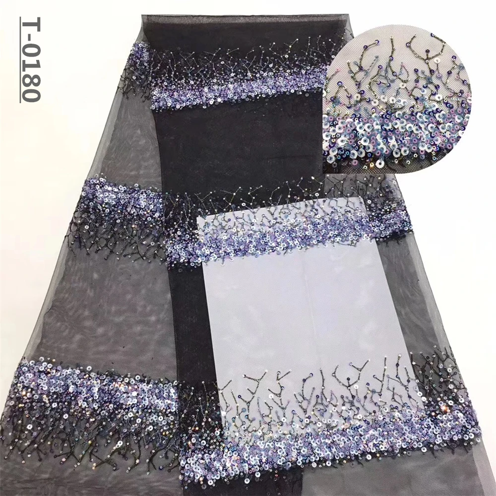 Белый вышитый бисером цветок кружевной ткани деликатная вышивка французский