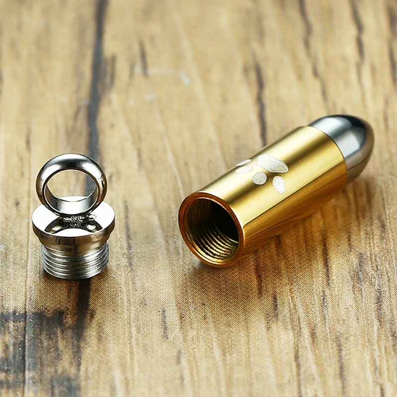 Собачья лапа печатает спасательные таблетки ожерелье с кремационной урной