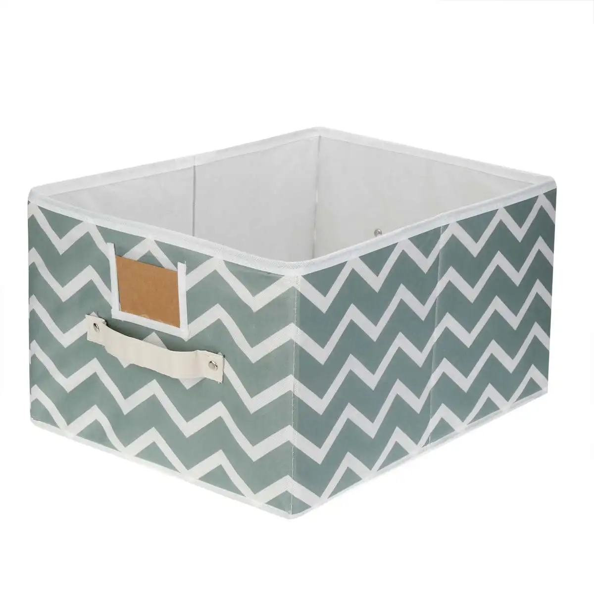

4pc Set Cube Canvas Fabric Storage Basket Clothes Folding Storage Box Nursery Underwear Toy Organizer Laundry Basket With Handle