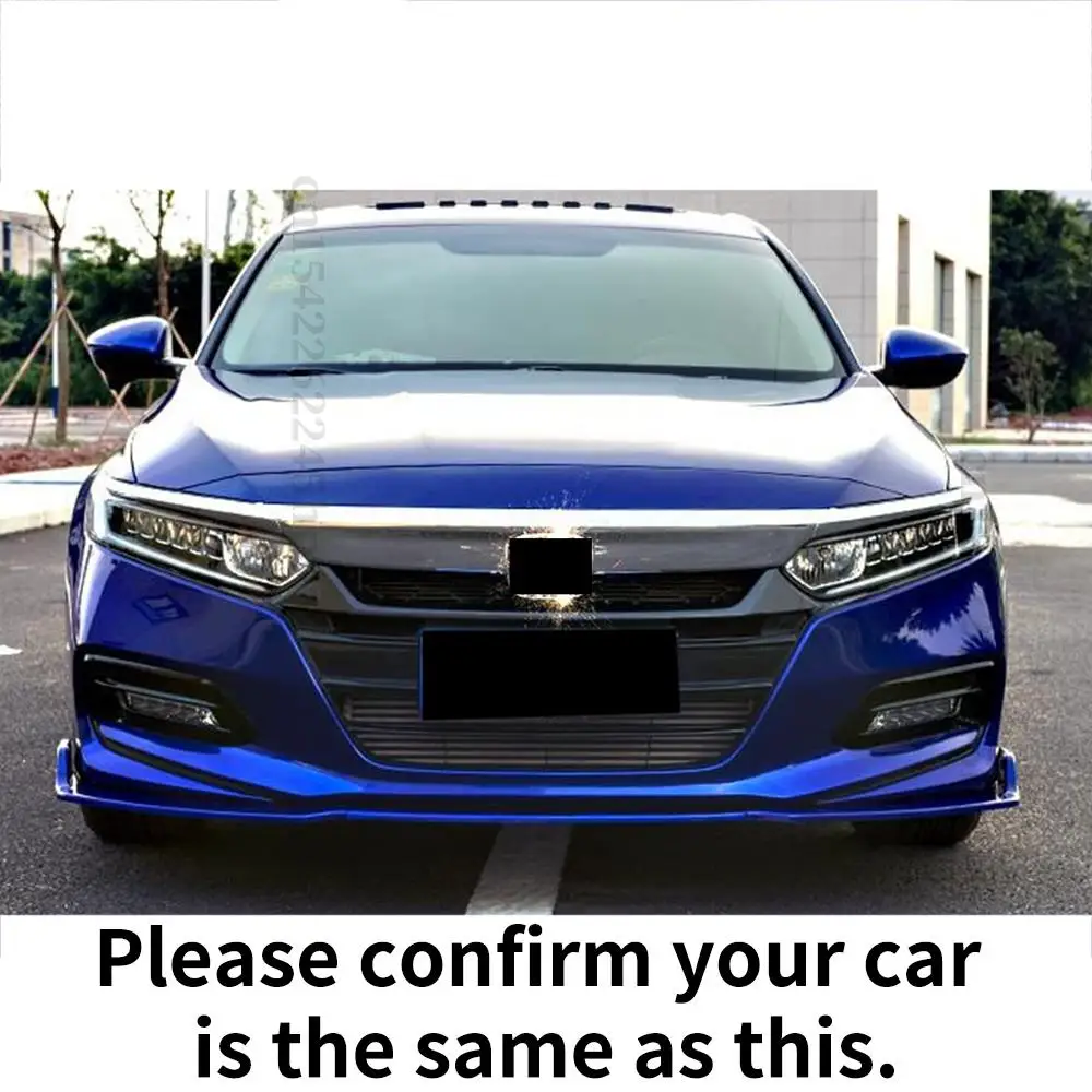 front bumper lip chin guard decoration tuning exterior part trim styling facelift for honda accord 2018 2019 2020 free global shipping