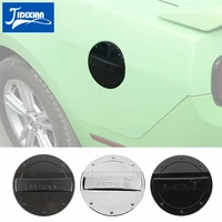 jidixian abs car fuel tank cap decoration cover stickers for ford mustang 2010 2011 2012 2013 2014 interior accessories