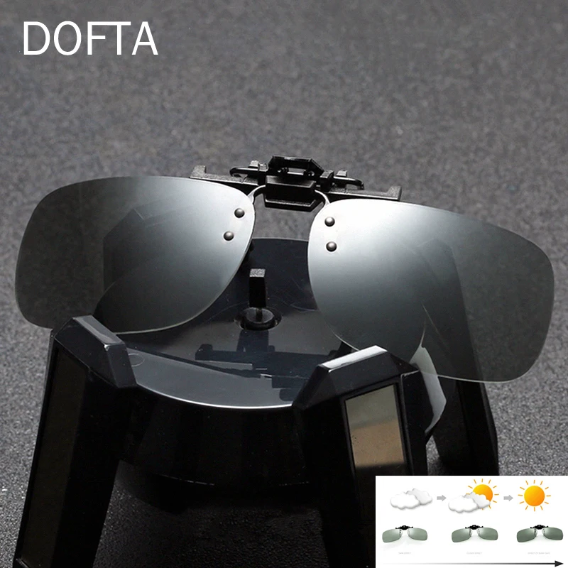 Фотохромные солнцезащитные очки DOFTA с клипсой защита от Уфа светильник