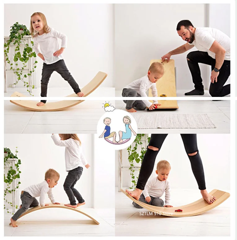 B121 балансировочная доска для занятий фитнесом тренажер спортом детская игровая |