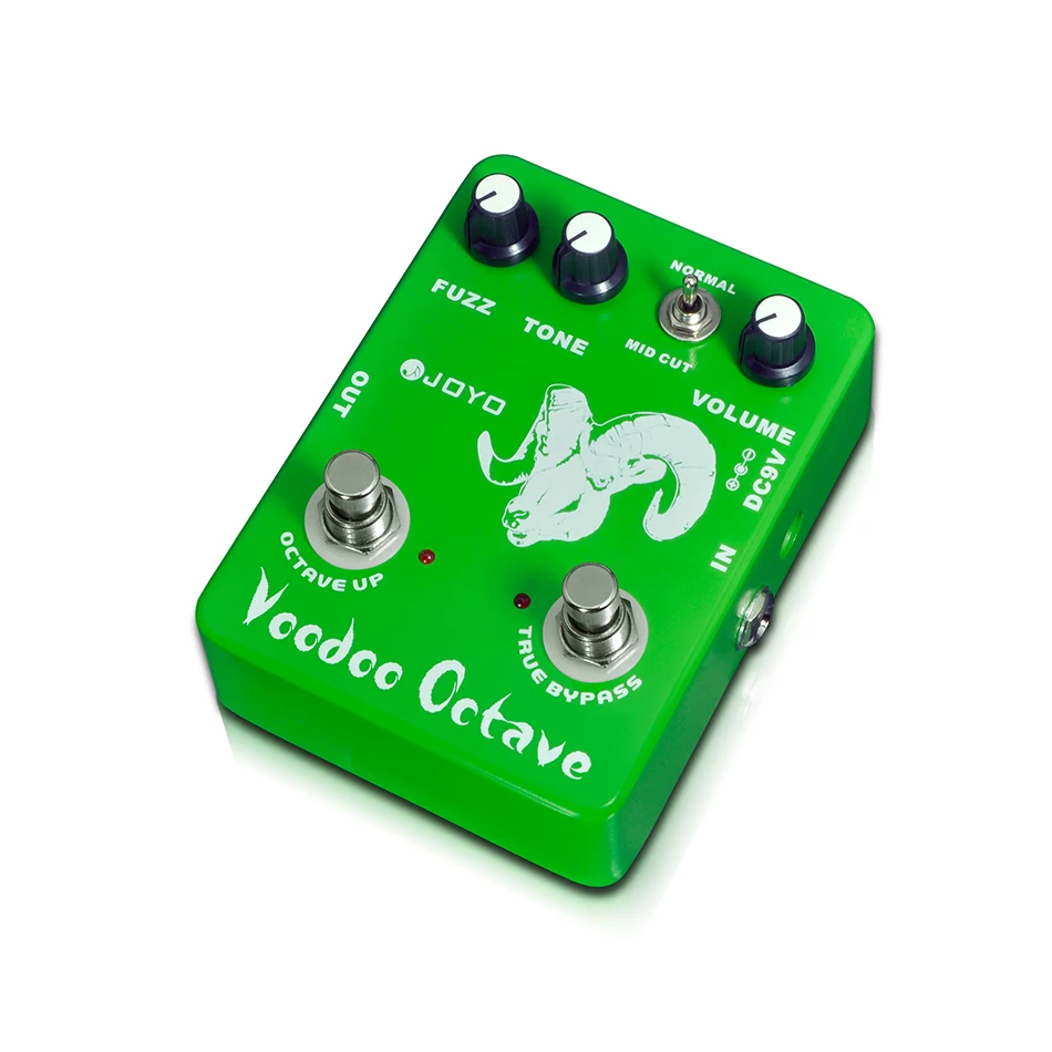 JOYO JF-12 Voodoo Octave педаль эффектов для электрогитары Fuzz Octaver создания гитара Stompbox 60's