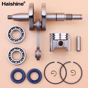 Коленчатый подшипник, масляное уплотнение и комплект поршневых колец 37 мм, подходит для STIHL MS170 MS 170 017, запчасти для двигателя бензопилы