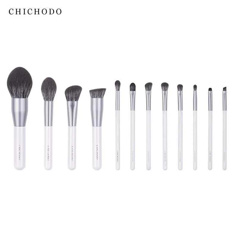 

12pcs/set Cloud Makeup brushes Powder sculpting Foundation Highlighter Eyeshadow Make up Brush kit Smudge Crease eyebrow brush