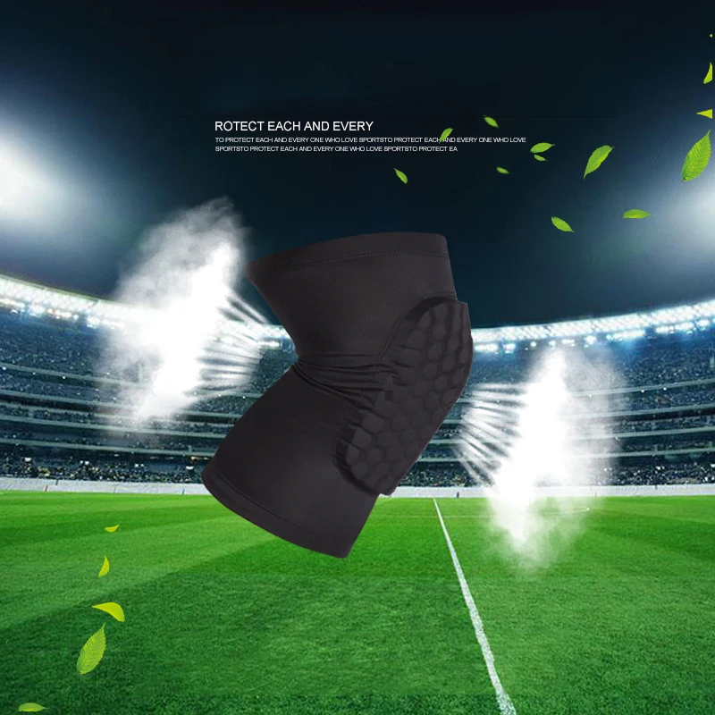 

Newly 1 PCS Cellular Knee Pad Ultra-thin Sports Kneecap Compressive Crashproof Antislip Leg Sleeve for Summer Outdoor Climbing