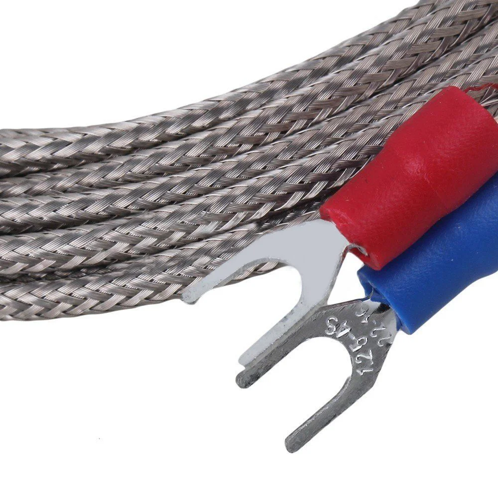 

Temperature Probe Sensor Thermocouple K-type 100-1250°C Thermal 3 Meters 50mm