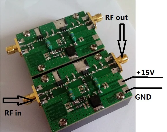 

1mhz-1000mhz 3W RF amplifier HF FM VHF UHF FM transmitter broadband RF power amplifier