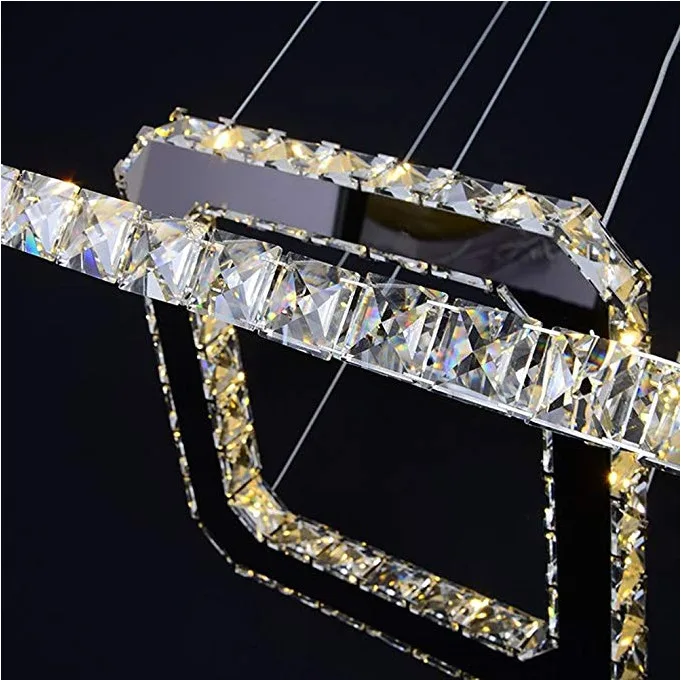 2 современный подвесной светильник круглая квадратная подвесная Лунная лампа