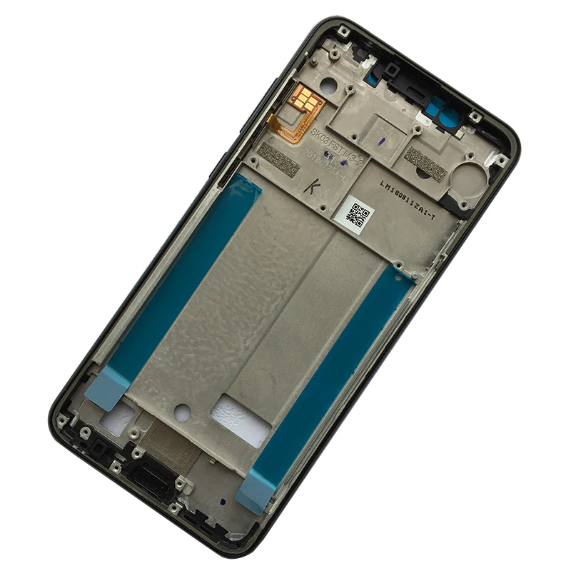 BINYEAE металлическая средняя рамка Передняя рама для Nokia X5 5,1 Plus новейшая задняя панель среднего шасси с боковыми клавишами