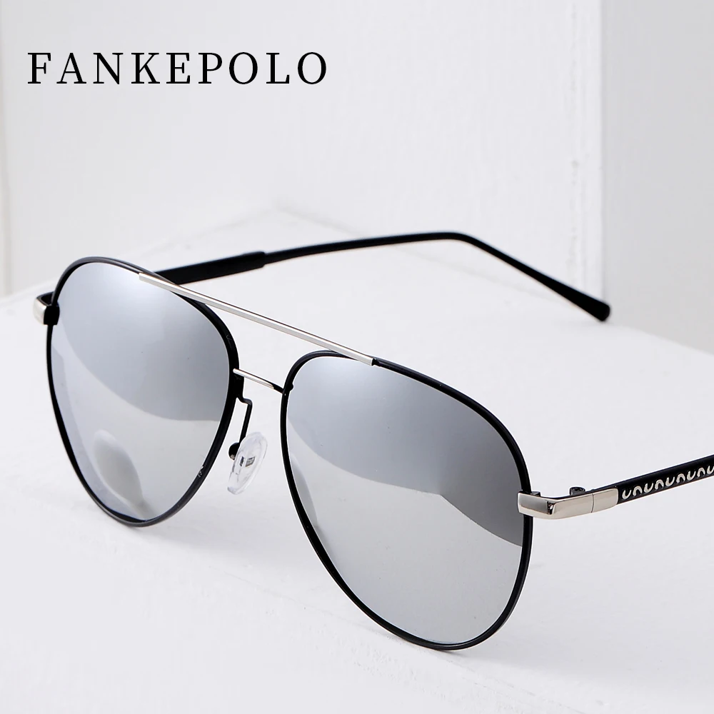 FANKEPOLO мужские ретро модные очки uv400 поляризованные солнцезащитные Брендовые