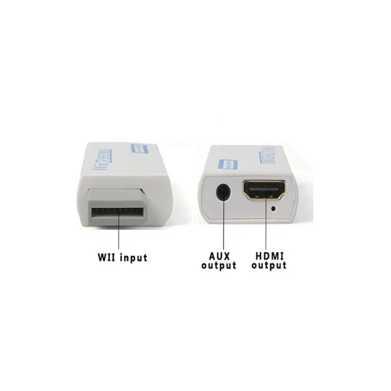 Адаптер AMKLE Wii в HDMI совместимый преобразователь с поддержкой FullHD 720P 1080P 3 5 мм аудио