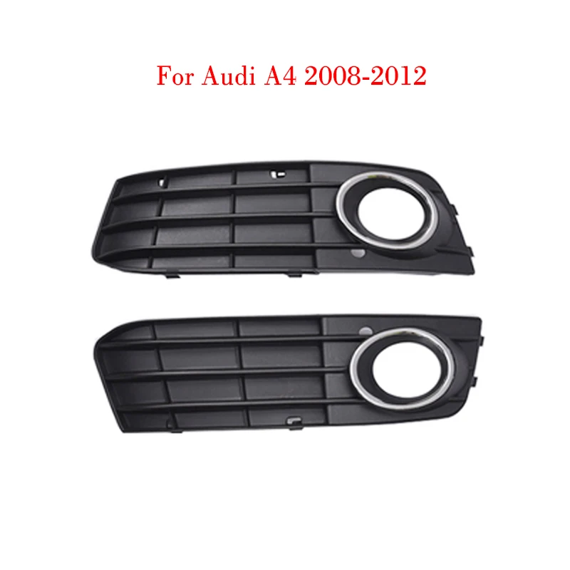 

Крышка противотуманной фары из АБС-пластика для прасветильник и левой фары, 2 шт., решетка для Audi A4 /A4L B8 2008 2009 2010 2011 2012, аксессуары для автостай...