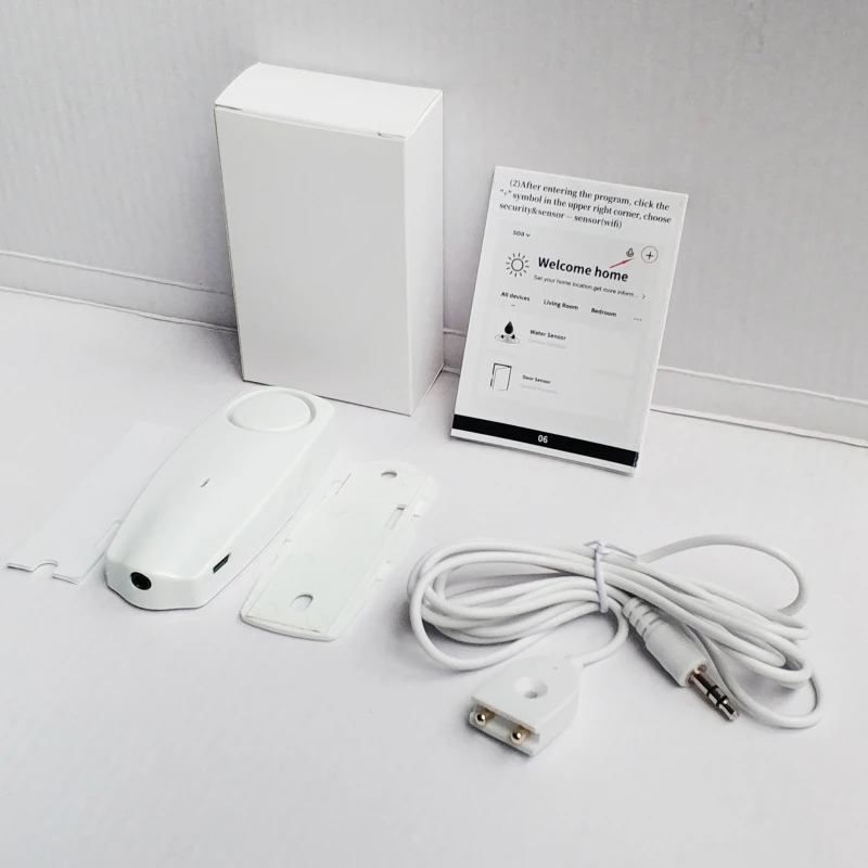 

Tuya Wifi Water Leak Sensor Independent Water Leakage Alarm Detector Flood Alert Overflow Water Level Home Security Alarm