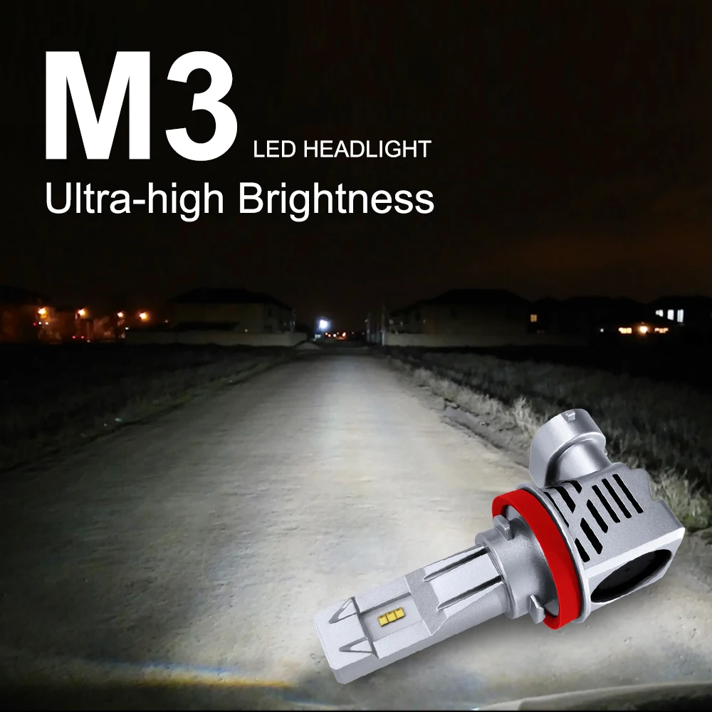 2 шт. светодиодсветодиодный лампы для фар M3 110 Вт 9005 лм H4 H7 H11Hi/Lo HB3/9006 HB4/6500 |