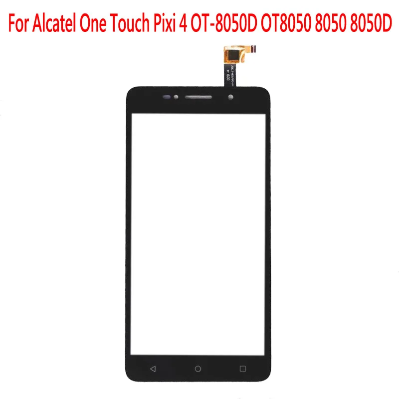 10 шт. сенсорный экран для Alcatel One Touch Pixi 4 OT-8050D OT8050 8050 8050D дигитайзер сенсор Передняя