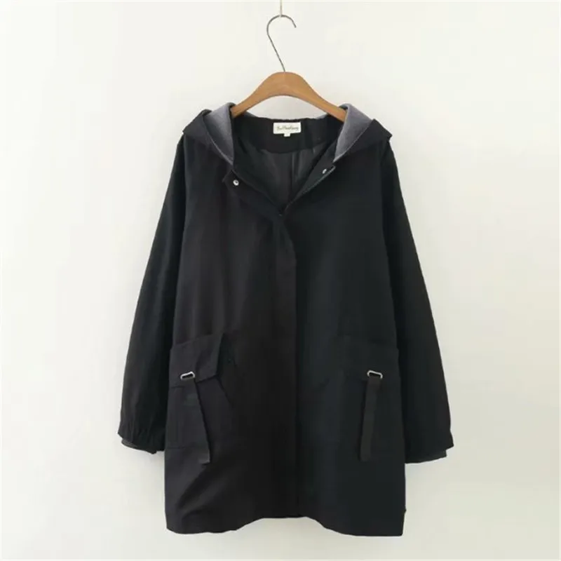 Женский Длинный плащ ArmyGreen Повседневная ветровка с длинным рукавом верхняя