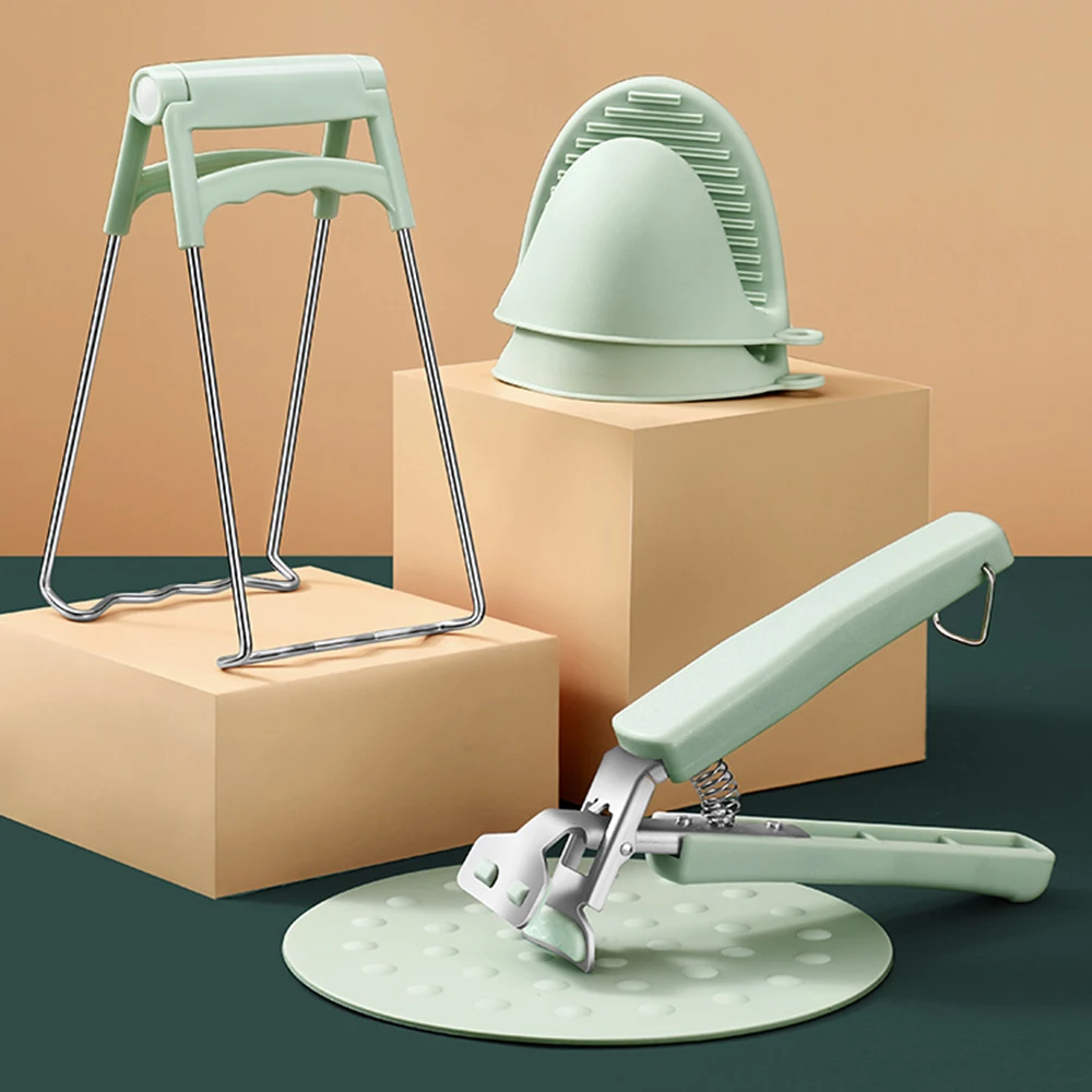 Анти-обжигающие щипцы кухонные паровые нескользящий отпариватель хороший