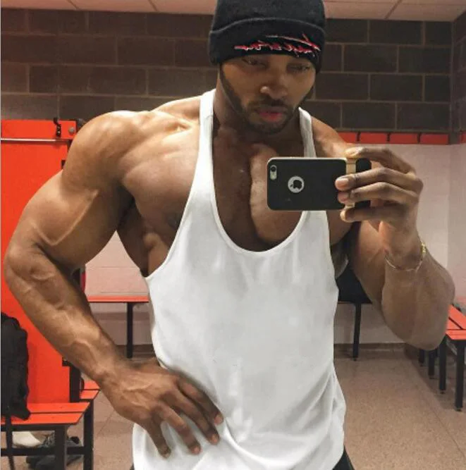 Майка мужская повседневная для спортзала брендовая одежда жилет тренировок