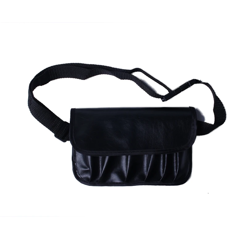 PVC Cosmetic Makeup Brush Apron with Artist Belt Strap Professional Bag |
