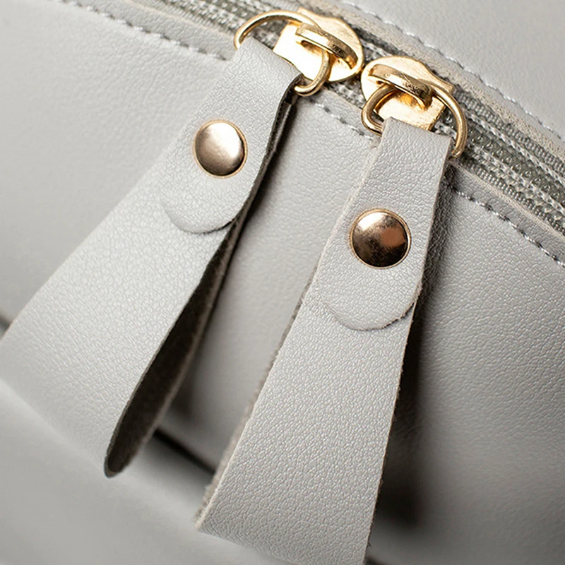 

Fashion Mini Backpack Women PU Leather Shoulder Bag For Teenage Girls Kids Multi-Function Small Bagpack Ladies Phone Pack Pouch