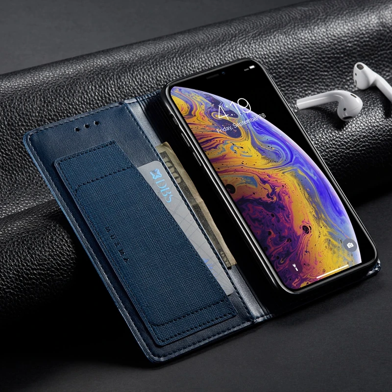 for Xiaomi 9 Leather Case 8 Pocophone F1 Mi 6X MAX 2 3 Note 5 Pro Hongmi 6 7 K20 Cover |
