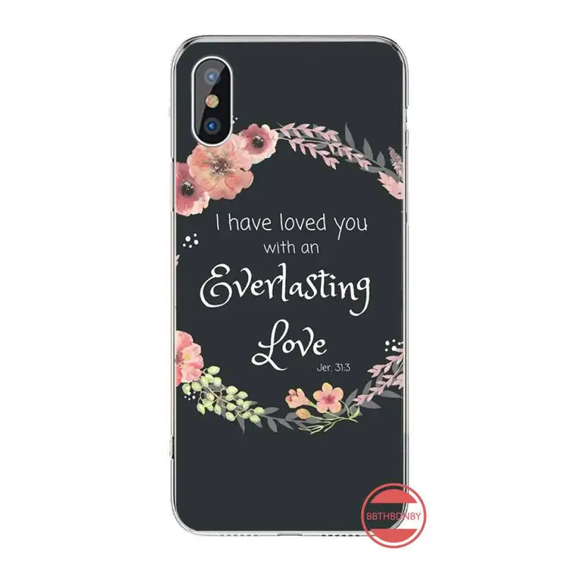 

Bible letter pattern Phone Case For iphone 12 5 5s 5c se 6 6s 7 8 plus x xs xr 11 pro max mini