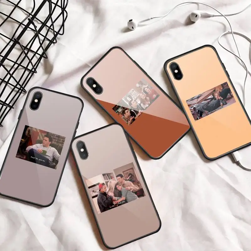 

American friends tv show Phone Case Tempered glass For iphone 5C 6 6S 7 8 plus X XS XR 11 PRO MAX