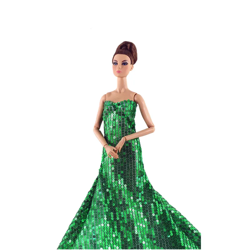 

Evening Dress Outfits BJD Doll Dress Clothes for Barbie Accessories Play House Dressing Up