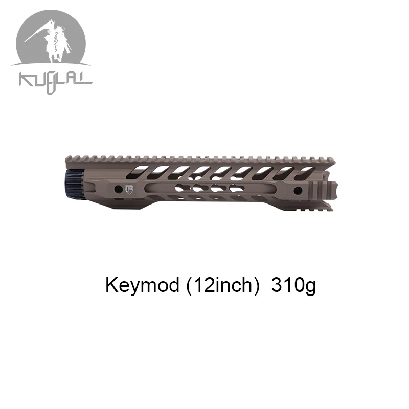 12 inch keymod Tan Охотничий Тактический страйкбольный гелевый бластер M4 Handguard 12 14 дюймов бесплатно поплавок Quad Rail Picatinny M-lok Keymod монтажные аксессуары - Цвет: 12 inch keymod Tan