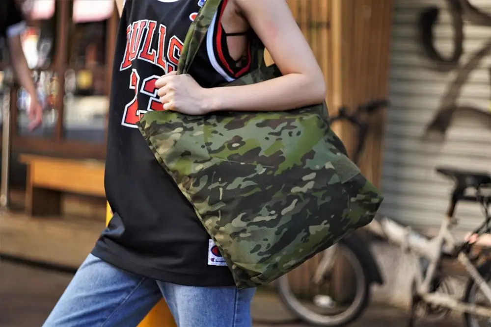 SOETAC Повседневная Холщовая Сумка через плечо Мультикам Портативная сумка