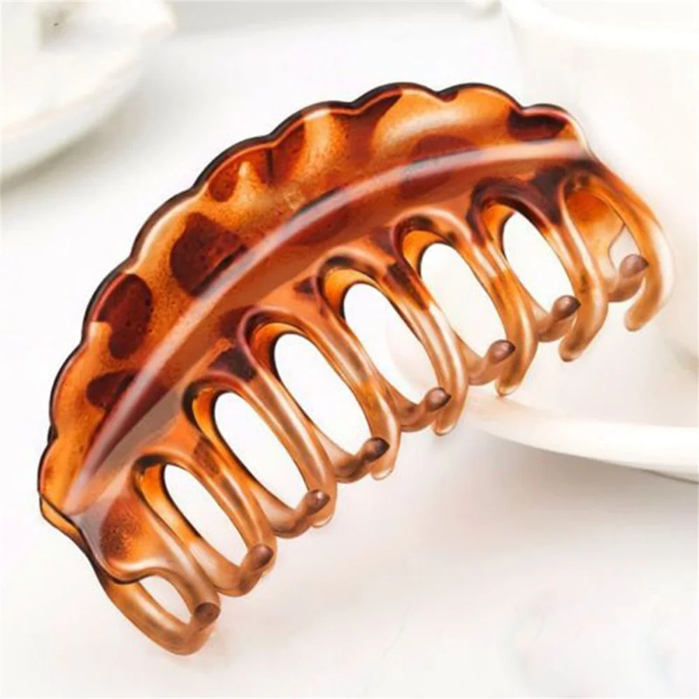 

Trendy Women Plastic Hair Clips Claw Ladies Elegant Banana Grips Barrette Crab Clamp Hairpin Hair Styling Tools Accessories