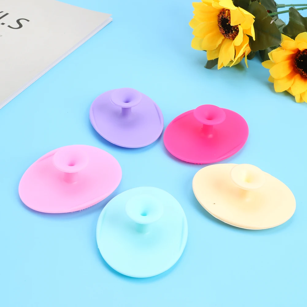 1 шт. мягкие силиконовые щеточки для очищения лица мытья кожи удаления угрей пор