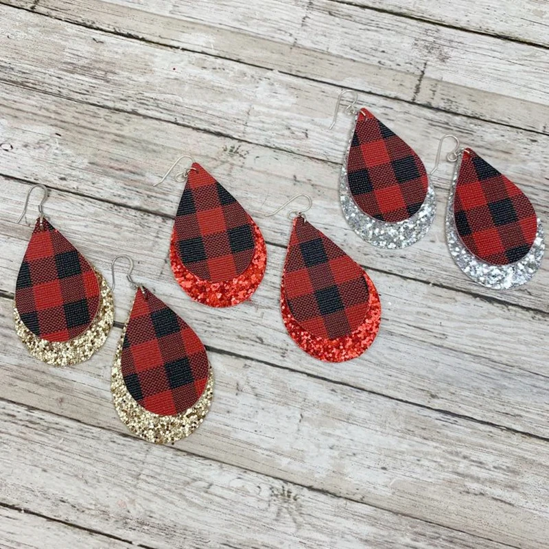 Мы можем DIY двойной Слои леопардовой расцветки с блестками Искусственная кожа