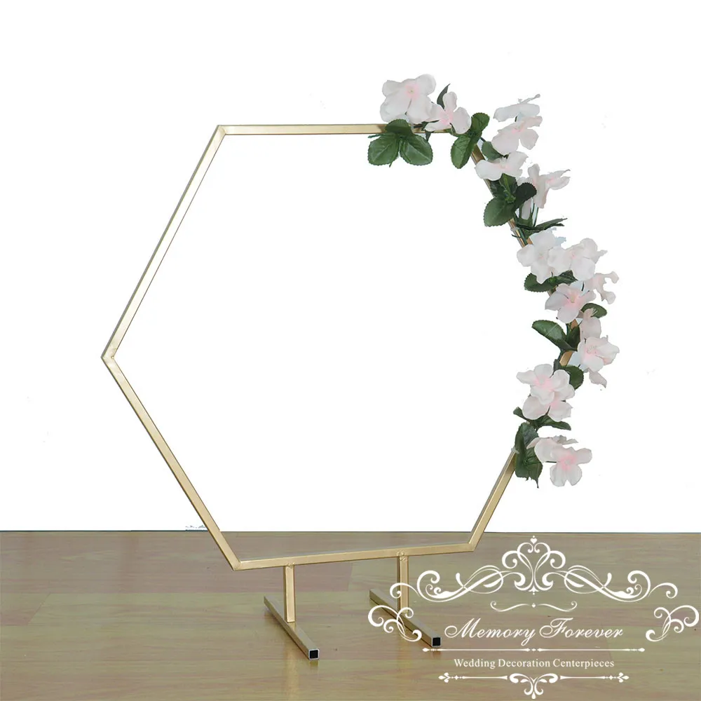 10 шт. новые свадебные металлические шестигранные арки вечерние стенд