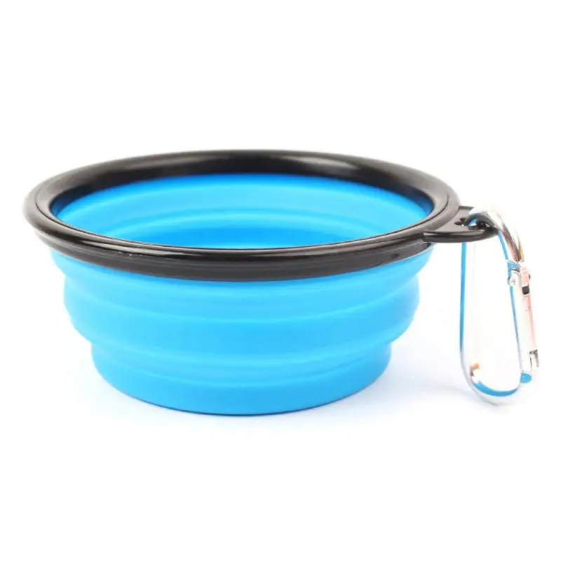

Pet Bowl Foldable Silicone Travel Dog Bowl Walking Medium-sized Dog Portable Water Bowl Cat Bowl Pet Camping Feeding Supplies