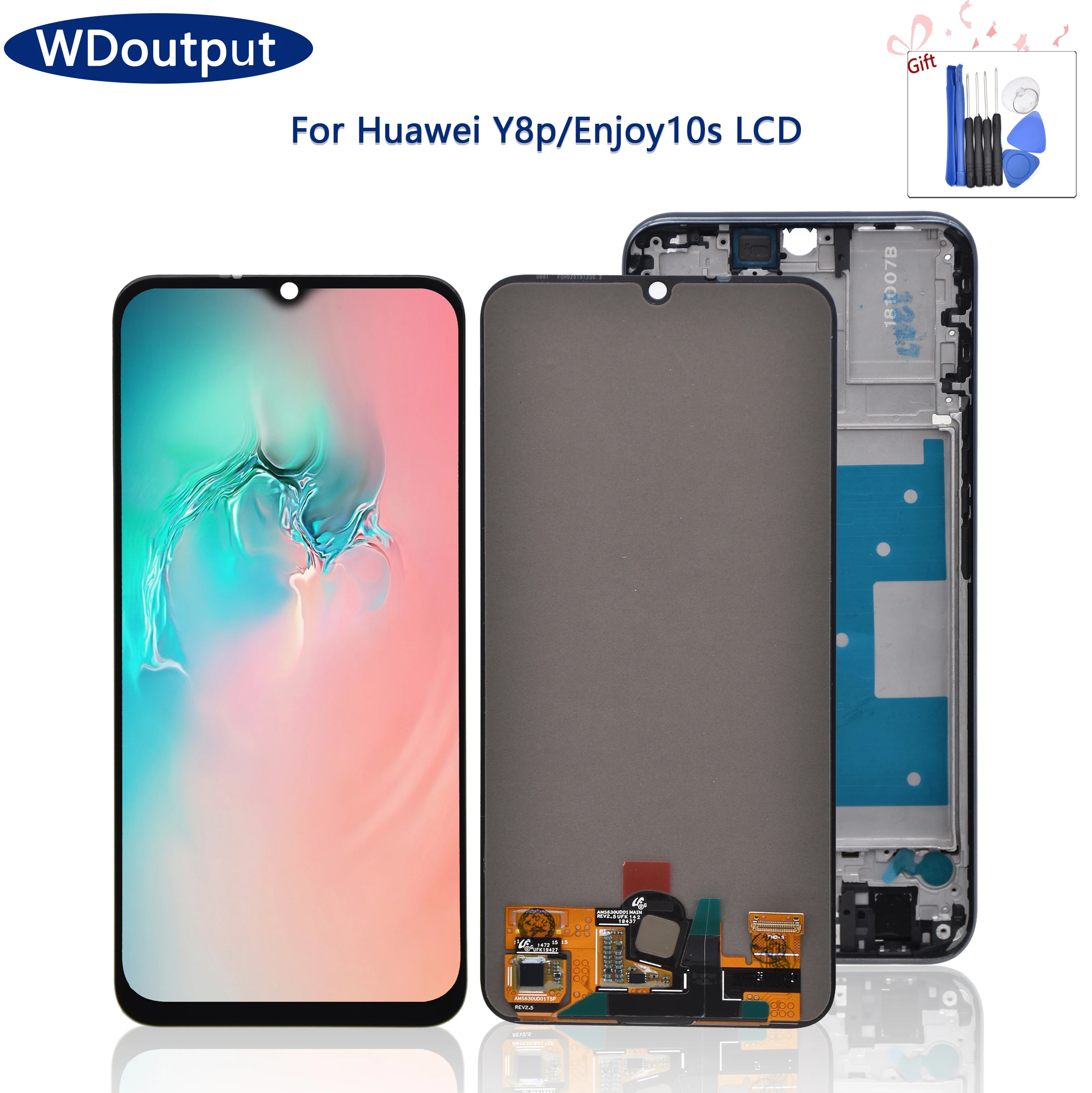 

For Huawei Y8p 2020 Global / P Smart S Enjoy 10s LCD Display Touch Screen Digitizer Assembly for Huawei AQM-AL00 AQM-TL00L