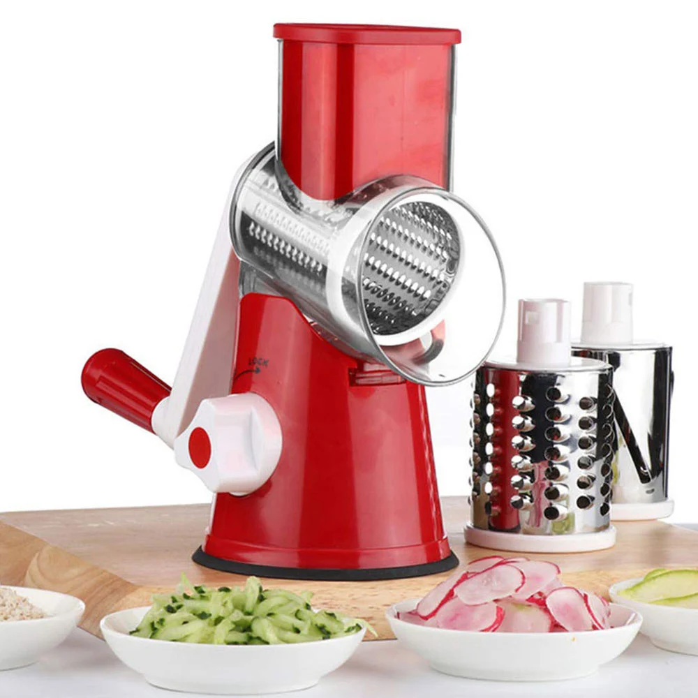 

3 In1 Multifunctional Vegetable Cutter Round Mandoline Grater for Vegetables Vegetable Spiralizer Potato Slicer Kitchen Gadgets